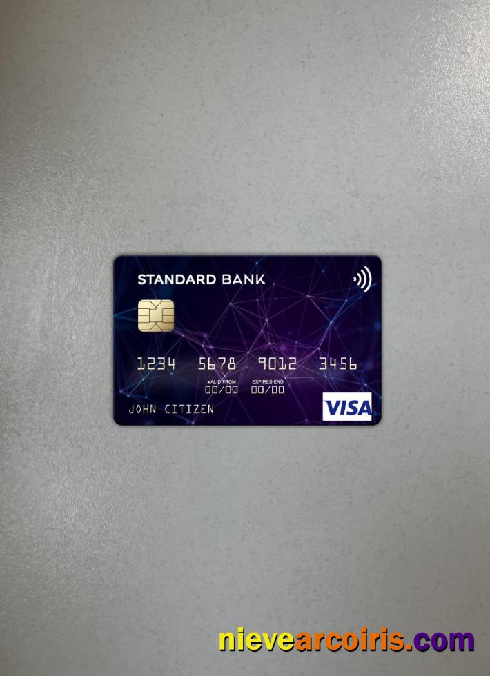 Angola Standard Bank visa card photolook